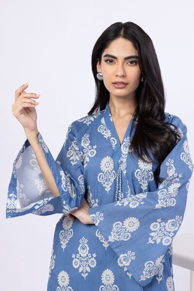 Printed | Ripple Crinkle | 2 Piece Co-ord Set | USD 43.00