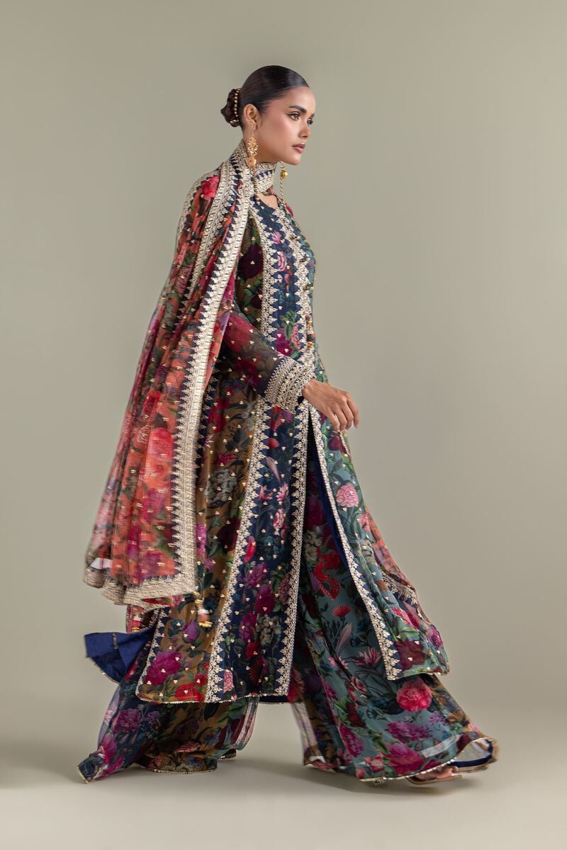 Embroidered | Chiffon | 3-piece Co-ord Set | USD 180.00