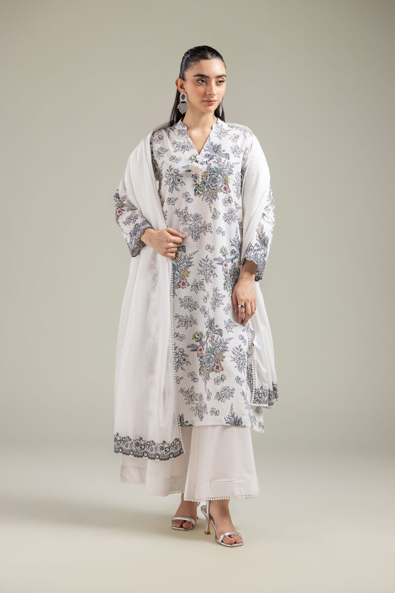 Embroidered | Lawn | Lawn Floral Dupatta | USD 30.00