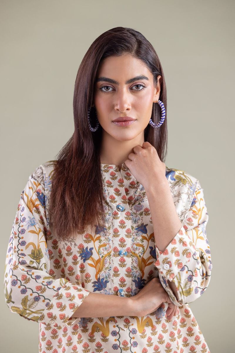 Embroidered | Textured Weave | Shirt | USD 35.00