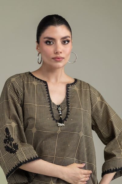 Embroidered | Lawn | Short Lawn Kurta | USD 40.00