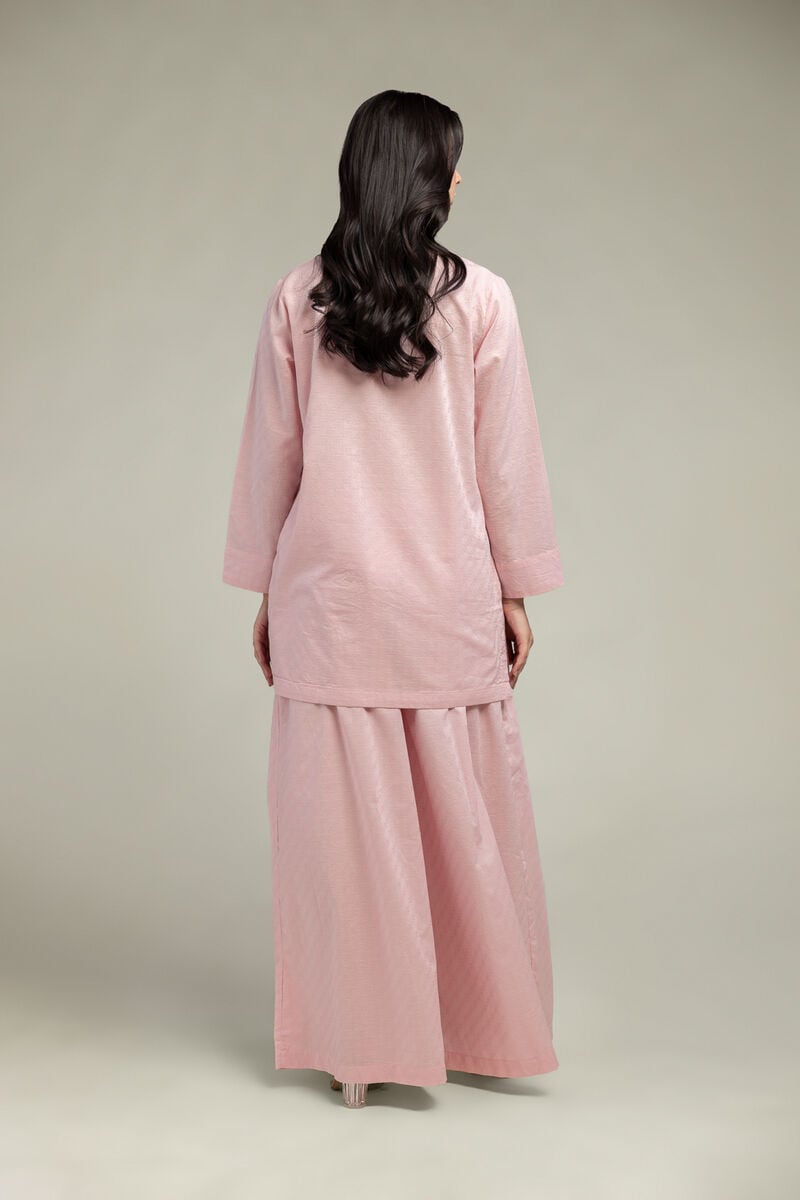 Dyed | Cotton Dobby | Solid V-Neck Kurta | USD 35.00