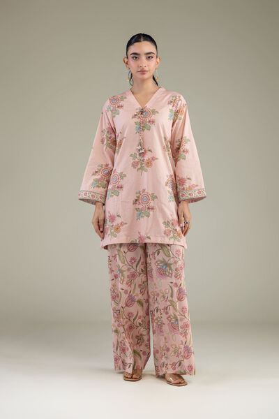Printed | Cambric | Floral Cambric Pants | USD 30.00
