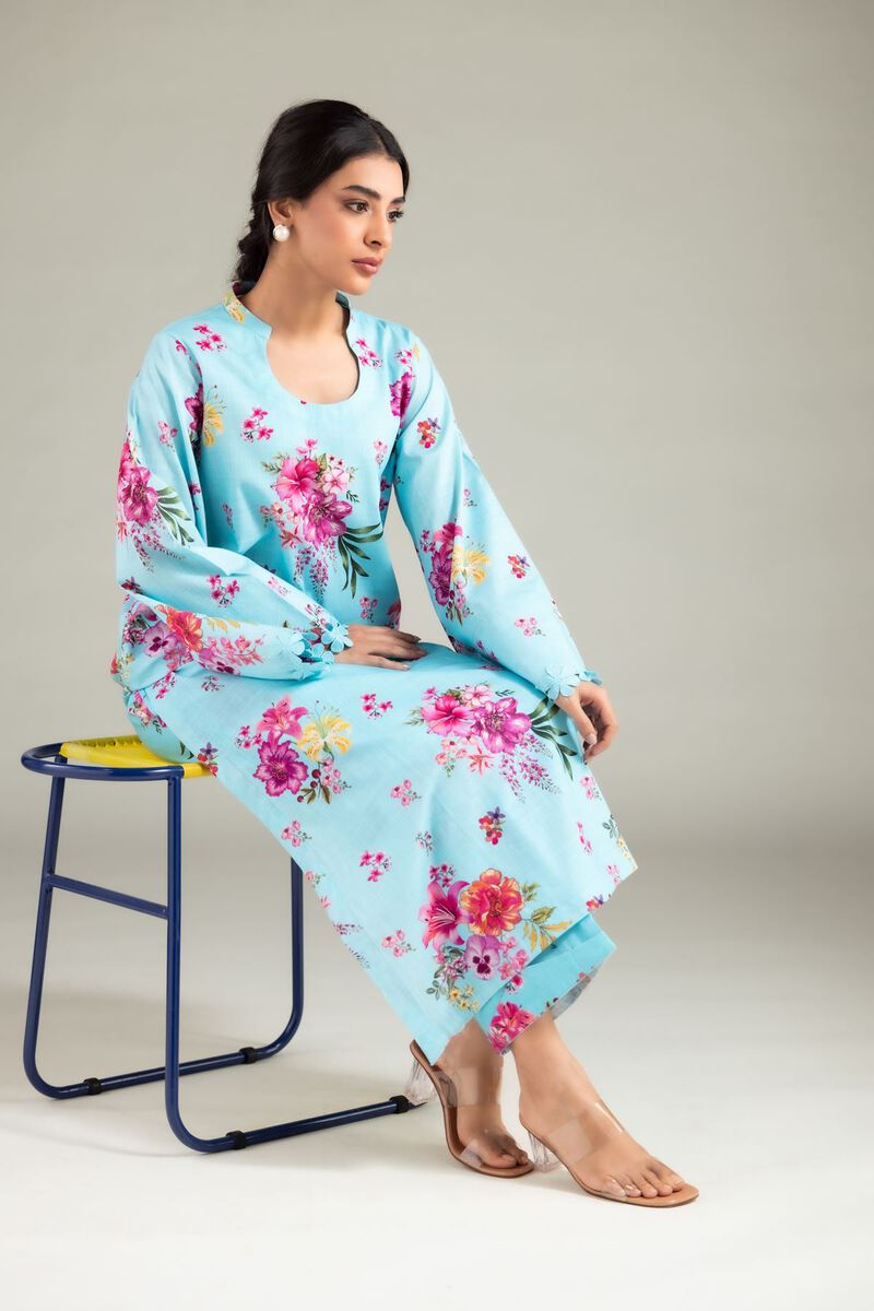 Printed  | Textured Cotton | Kurta | USD 30.00