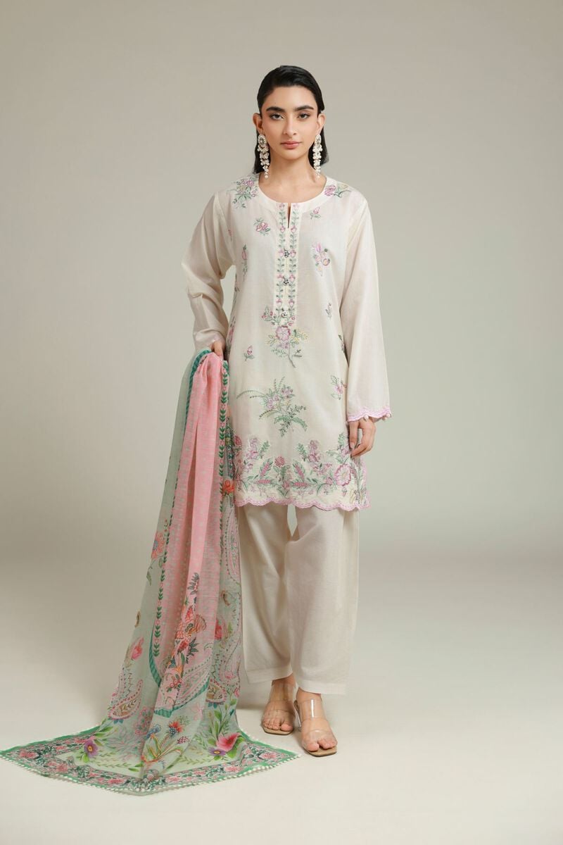 Embroidered | Cambric | Tailored 3 Piece | USD 75.00