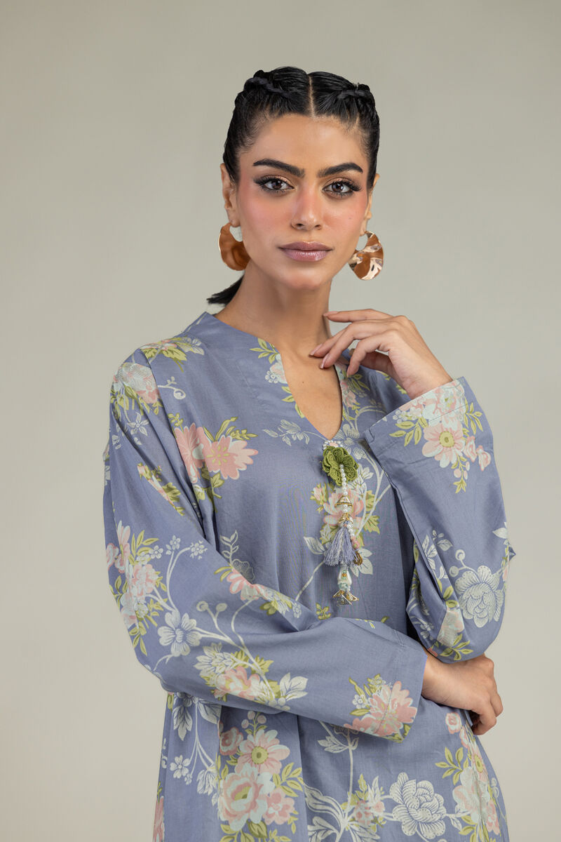 Printed | Cambric | Floral Cambric Kurta  | USD 35.00