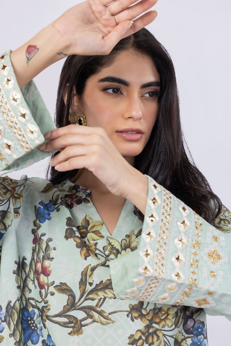 Embroidered | Russian Raw Silk | Kurta | USD 40.00