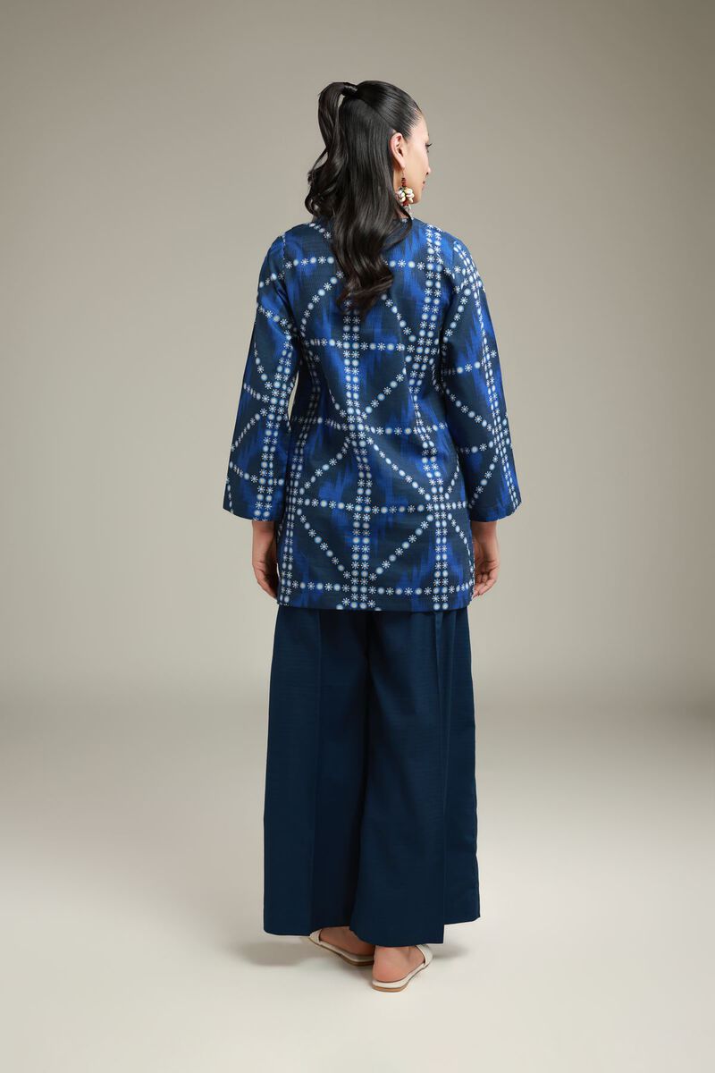 Embroidered | Cotton Dobby | Blue Cotton Kurta | USD 30.00