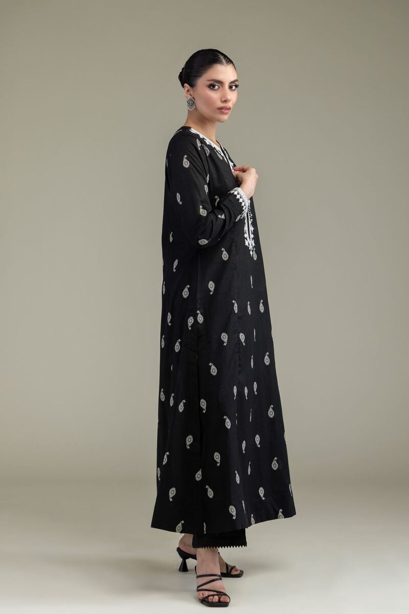 Embroidered | Cambric | Black Cambric Pants | USD 25.00