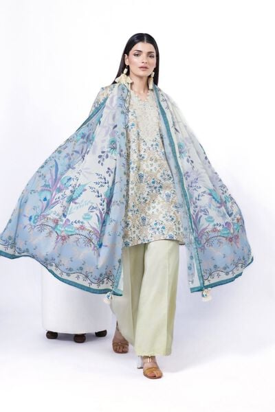 Embroidered | Lawn | Fabrics 3 Piece | USD 22.50