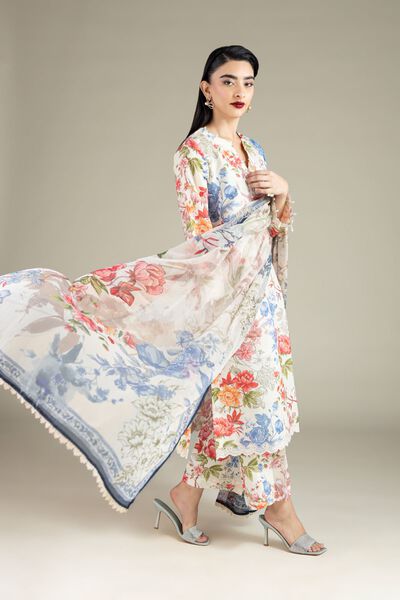 Printed | Chiffon | Dupatta | USD 18.00