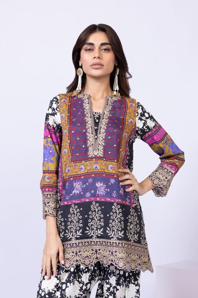 Embroidered | Russian Raw Silk | Kurta | USD 56.00
