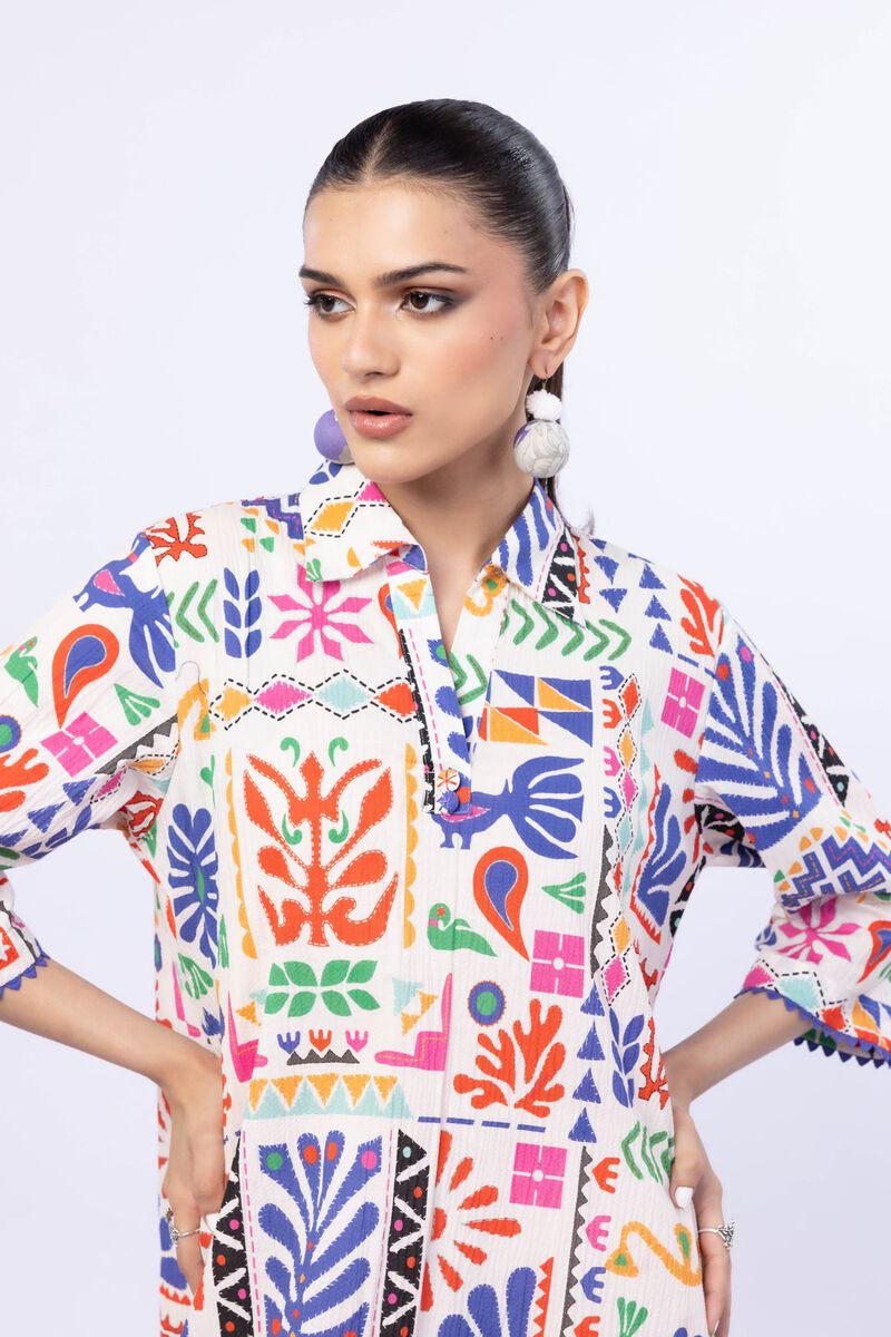 Printed | Ripple Crinkle | Kurta | USD 25.00