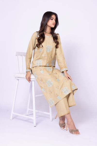 Embroidered | Viscose Oak Silk | Kurta | USD 60.00
