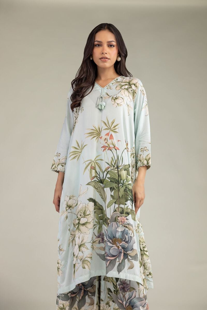 Printed | Viscose | Long Floral Kurta | USD 35.00