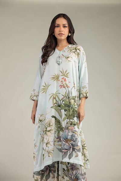 Printed | Viscose | Long Floral Kurta | USD 35.00