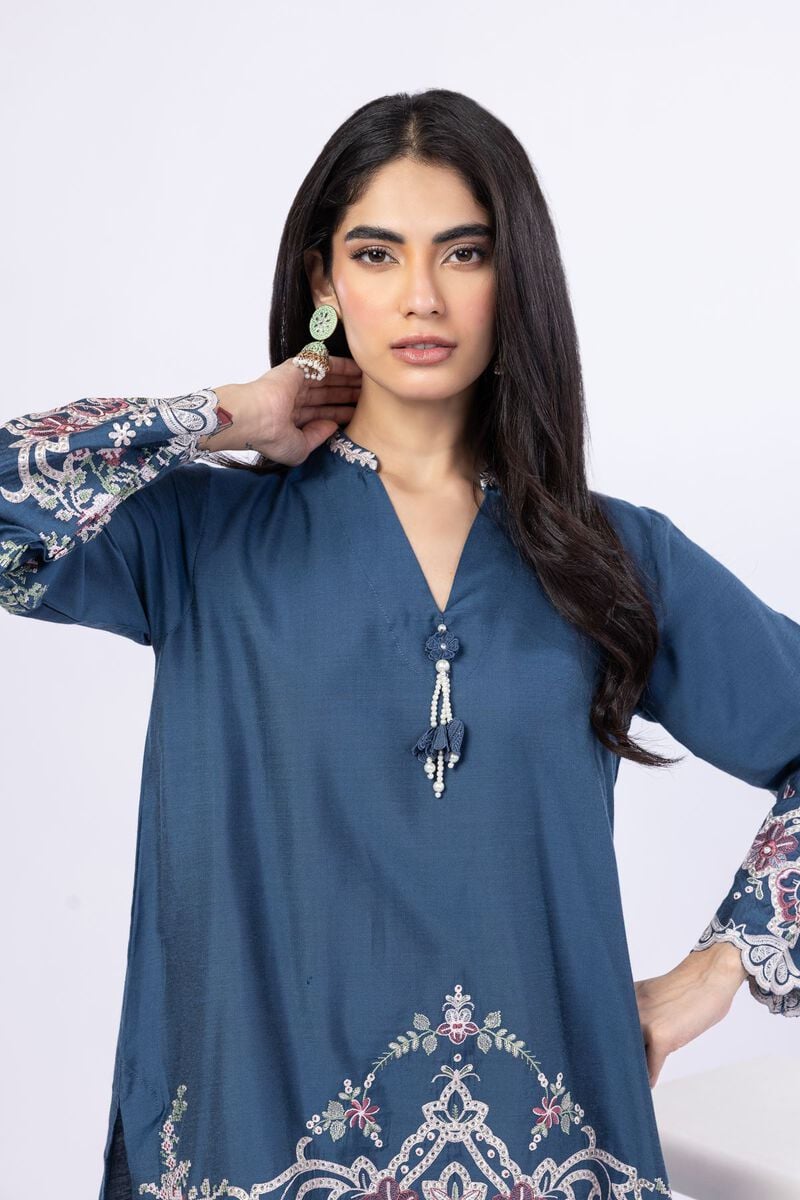 Embroidered | Raw Silk | Kurta | USD 25.00