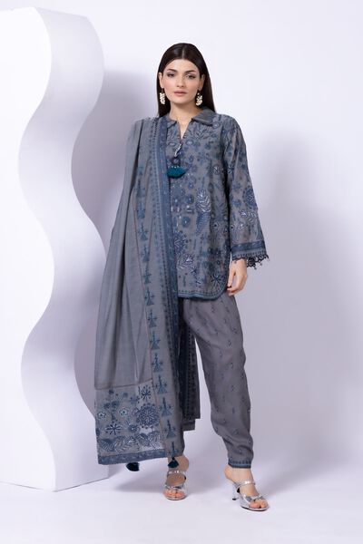 Embroidered | Paper Silk | Dupatta | USD 20.00