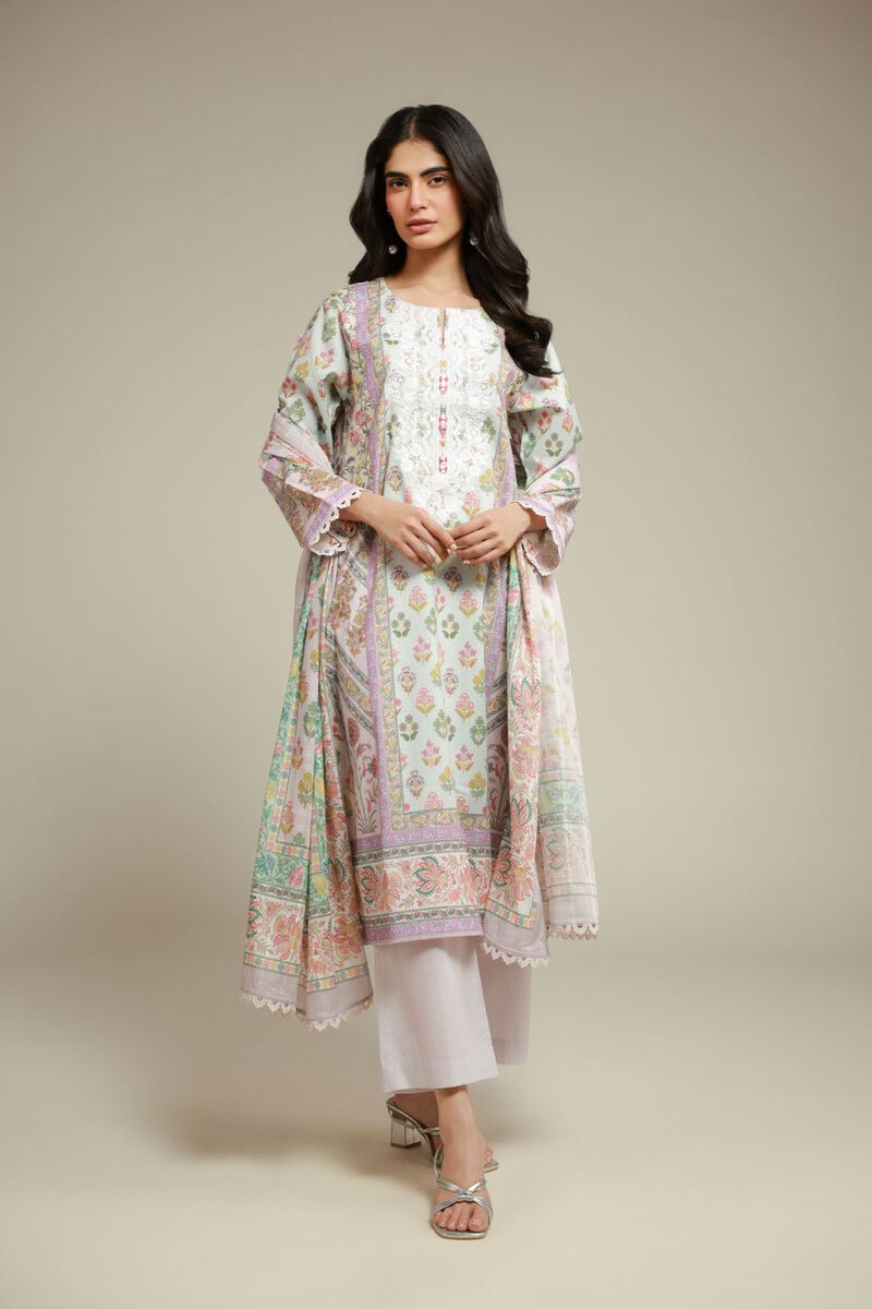 Embroidered | Textured Lawn | 3-Piece Tailored Lawn | USD 65.00