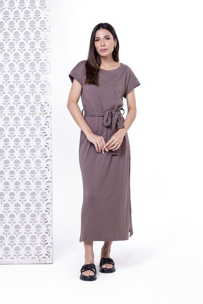 Dyed | Variegated Rib | Maxi Dress | USD 7.50