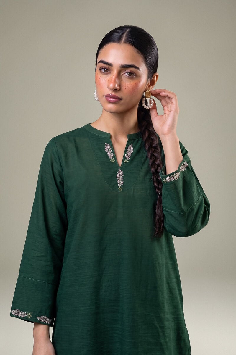 Embroidered | Light Khaddar | Embroidered Khaddar Kurta | USD 35.00