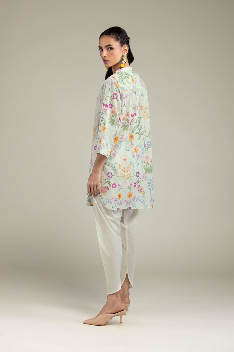 Printed | Cambric | Floral Buttoned Kurta | USD 30.00