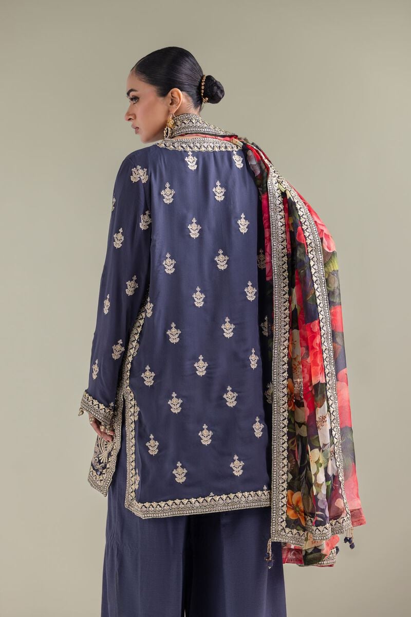 Embroidered | Chiffon | 3-piece Co-ord Set | USD 155.00