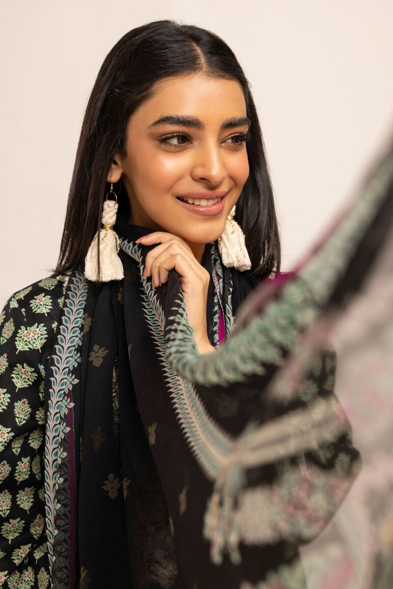 Printed | Bamber Chiffon | Dupatta | null