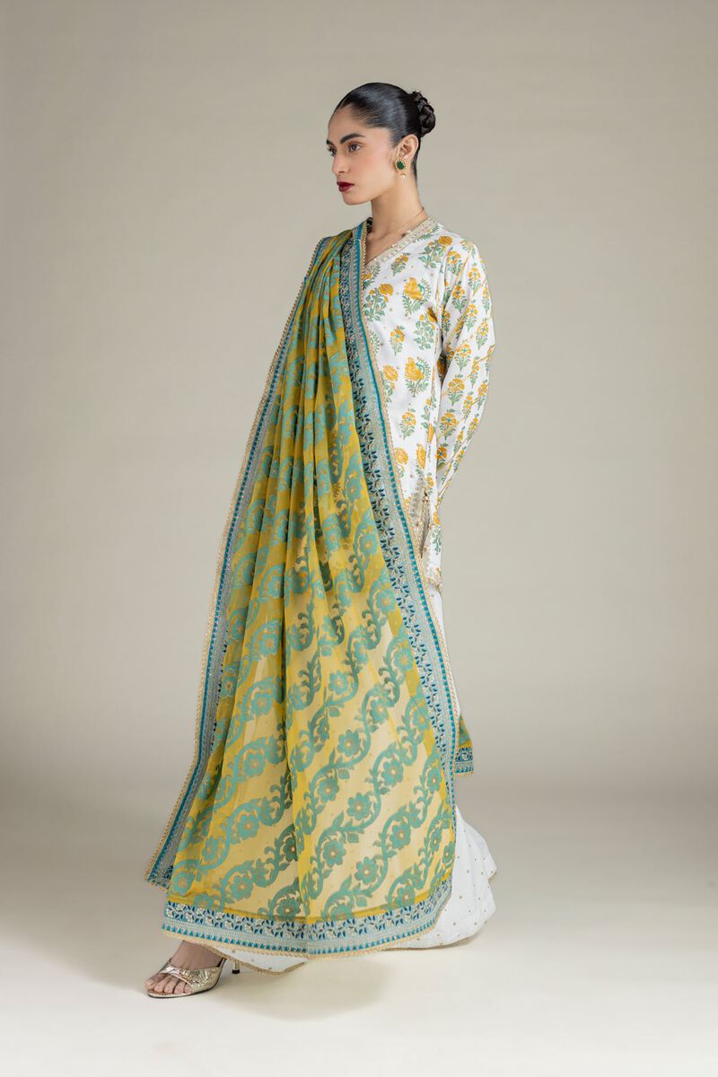 Embroidered | Raw Silk | Dupatta | USD 38.00