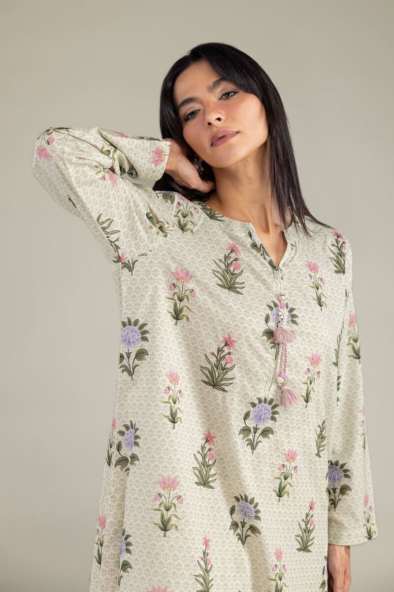 Printed | Cambric | Floral Cambric Kurta | USD 35.00