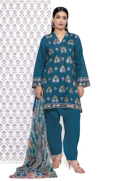 Embroidered | Crosshatch | Tailored 3 Piece | USD 42.50