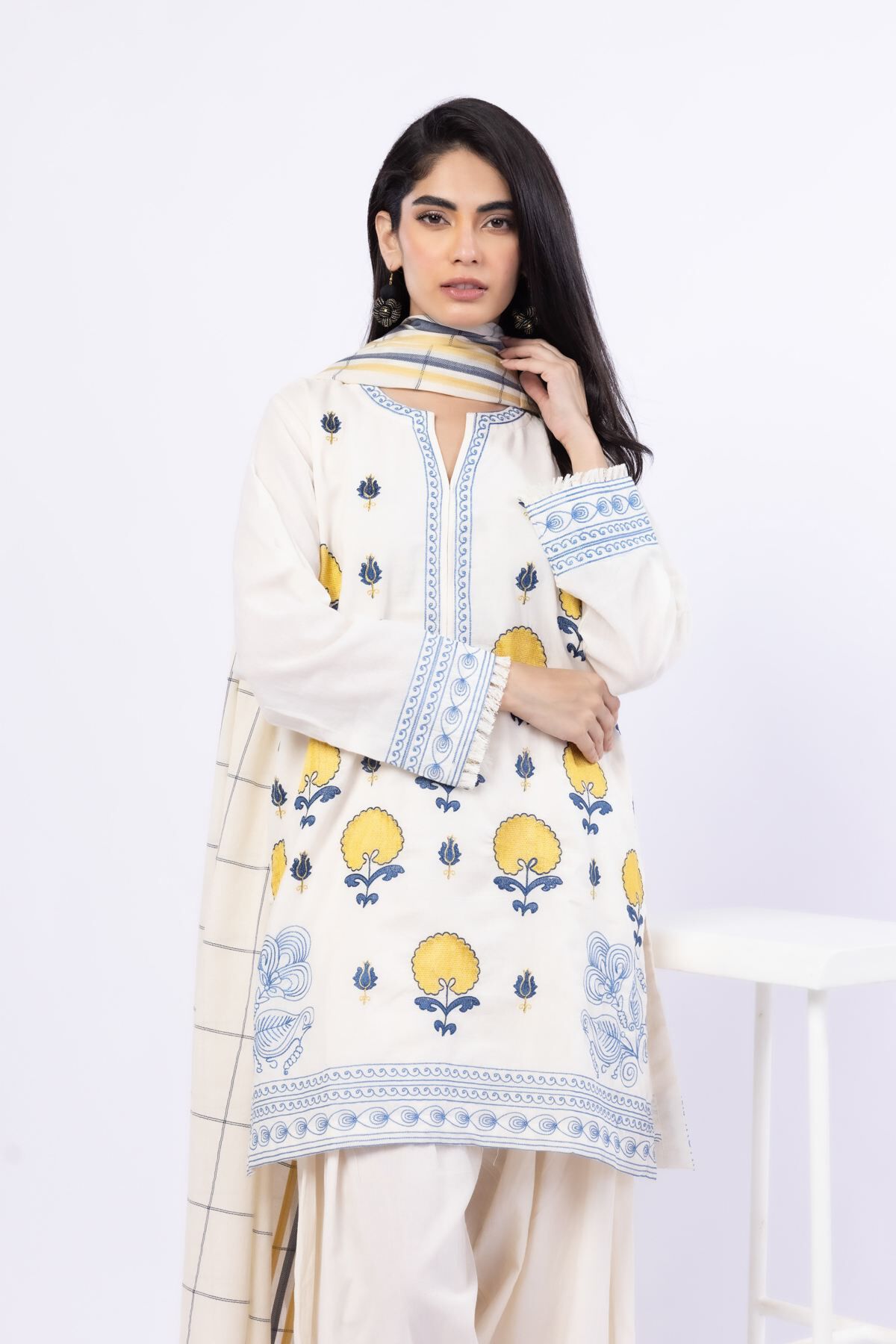 Buy Kurta | 0.0 N/A | 25-08K3-03TA-VG_MULTI | Khaadi United States