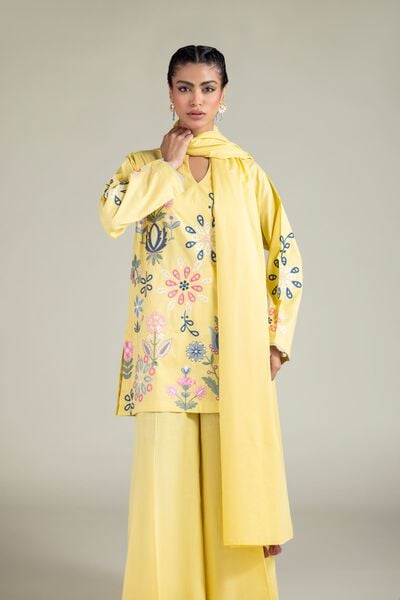 Embroidered | Textured Cotton | Dupatta | USD 25.00