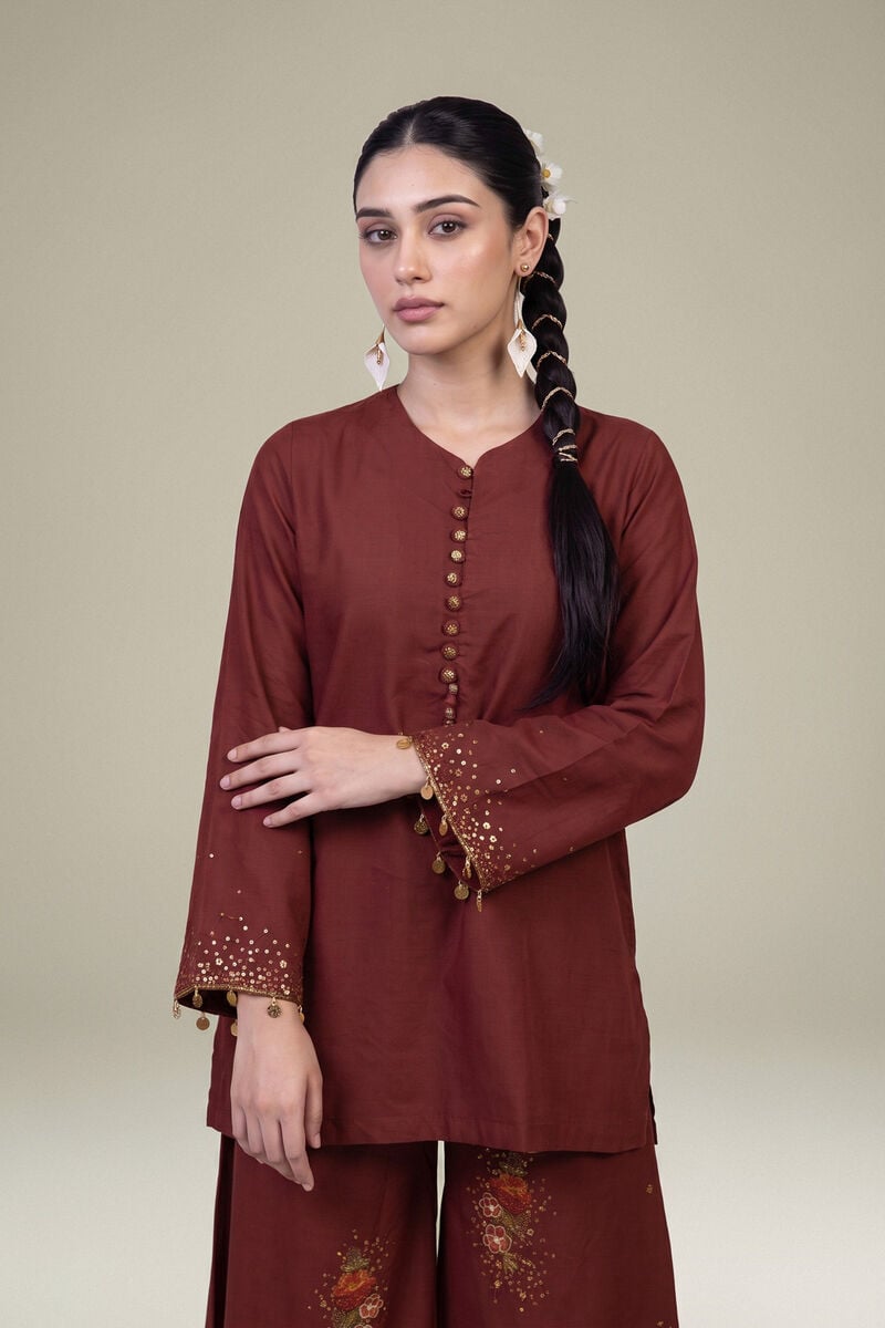 Embroidered | Raw Silk | Raw Silk Kurta | USD 45.00
