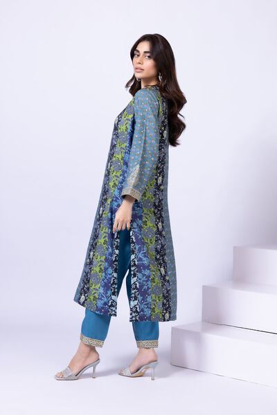Embroidered | Viscose Oak Silk | Pants | USD 21.00