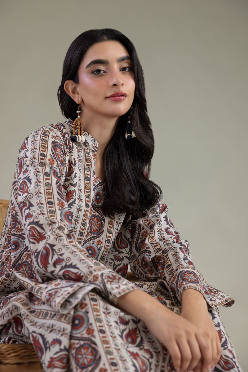 Printed | Cambric | Long Cambric Kurta | USD 40.00