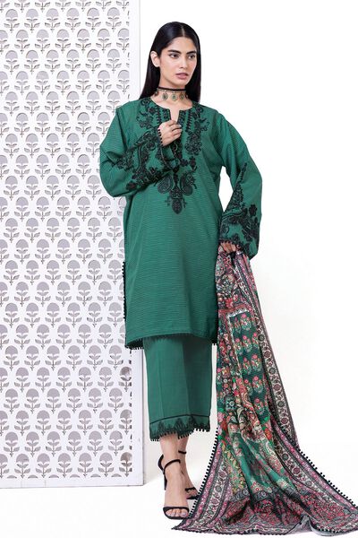 Embroidered | Light khaddar Messuri | Tailored 3 Piece | USD 40.00