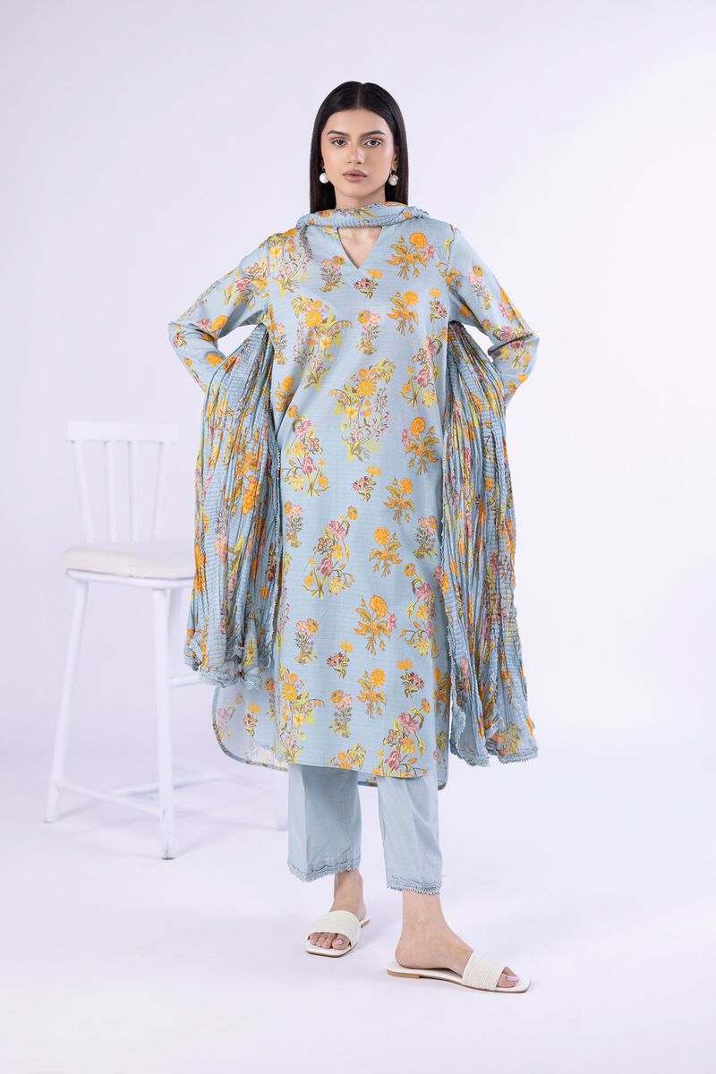 Printed | Voile | Dupatta | USD 7.50