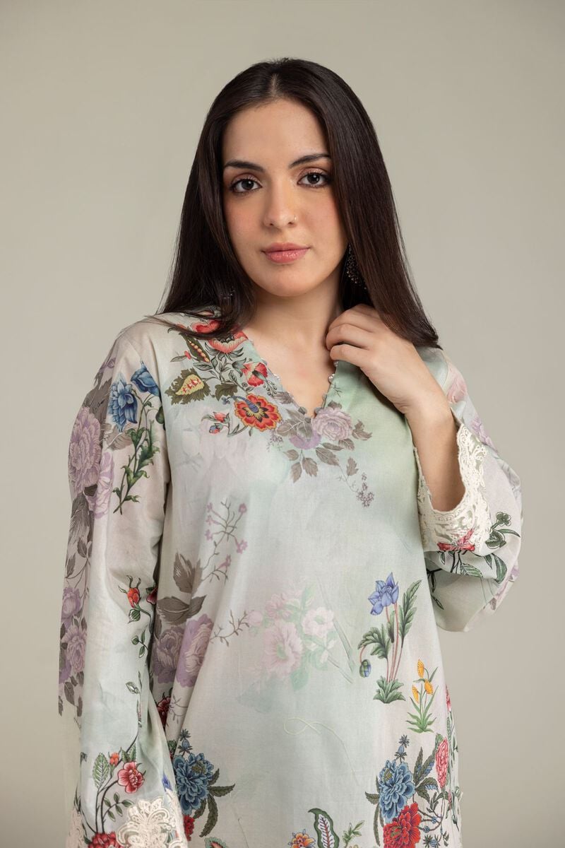 Embroidered | Cambric | Tailored 2 Piece | USD 55.00