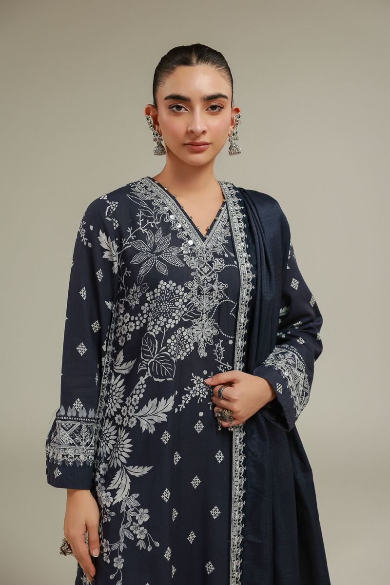 Embroidered | Polyester Silk | Geometric Threadwork Dupatta | USD 40.00