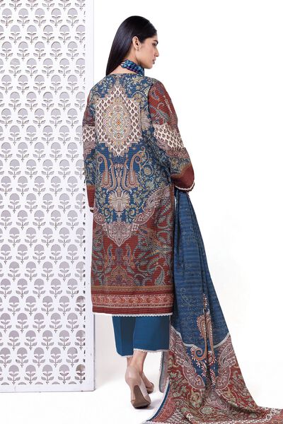 Printed | Light khaddar Messuri | Tailored 3 Piece | USD 37.50