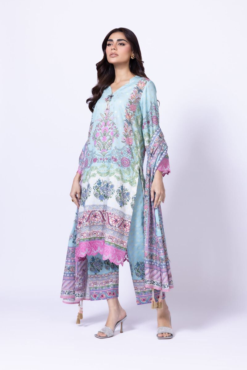 Printed | Cotton Polyester Broshia Jacquard | Pants | USD 6.00