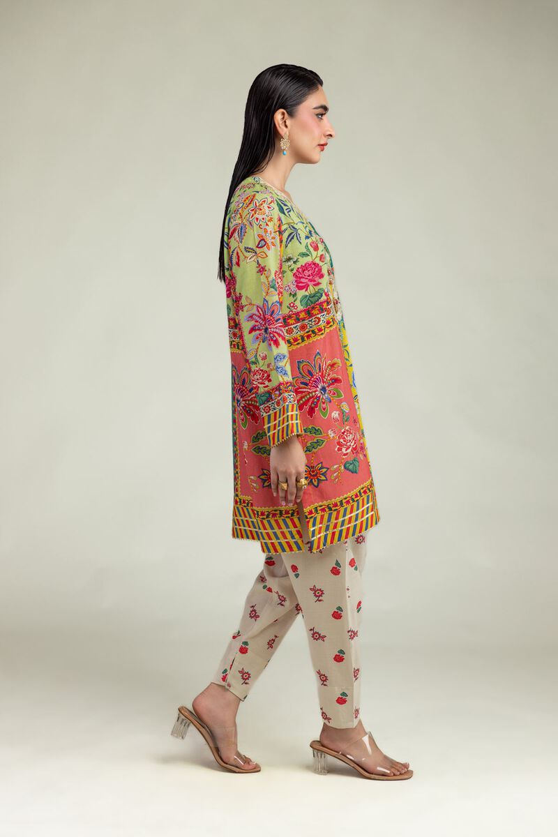 Embroidered | Raw Silk | Floral Silk Shalwar | USD 30.00