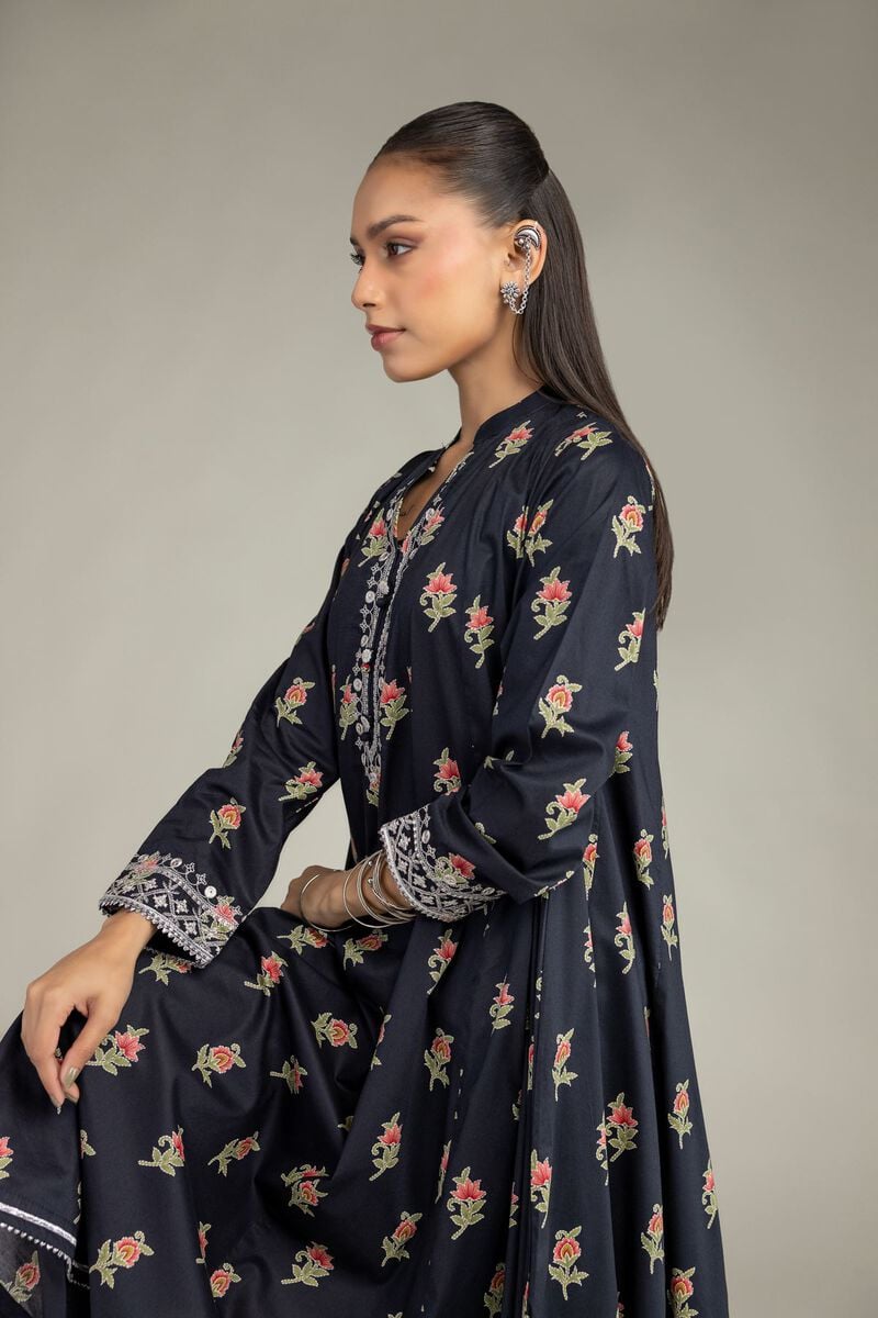 Embroidered | Cotton Viscose | Long Cotton Kurta | USD 45.00