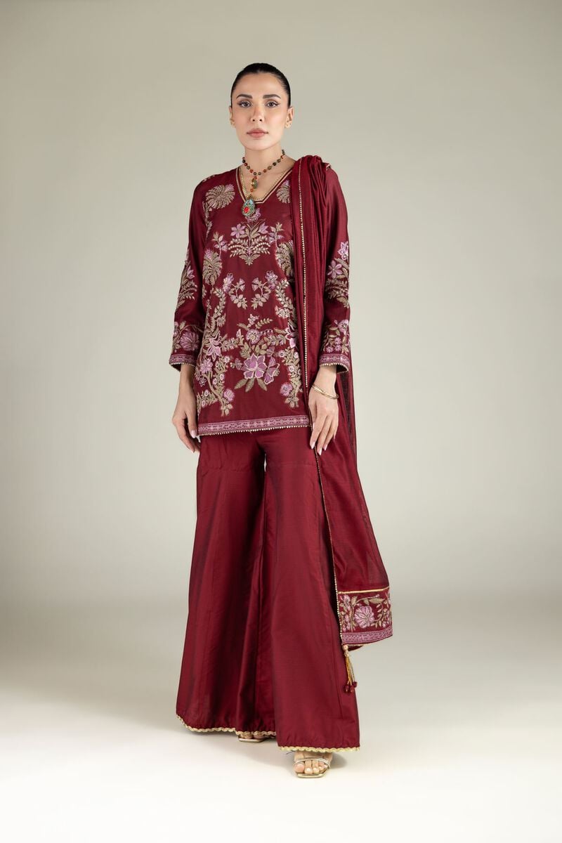 Embroidered | Cotton Net | Dupatta | USD 35.00