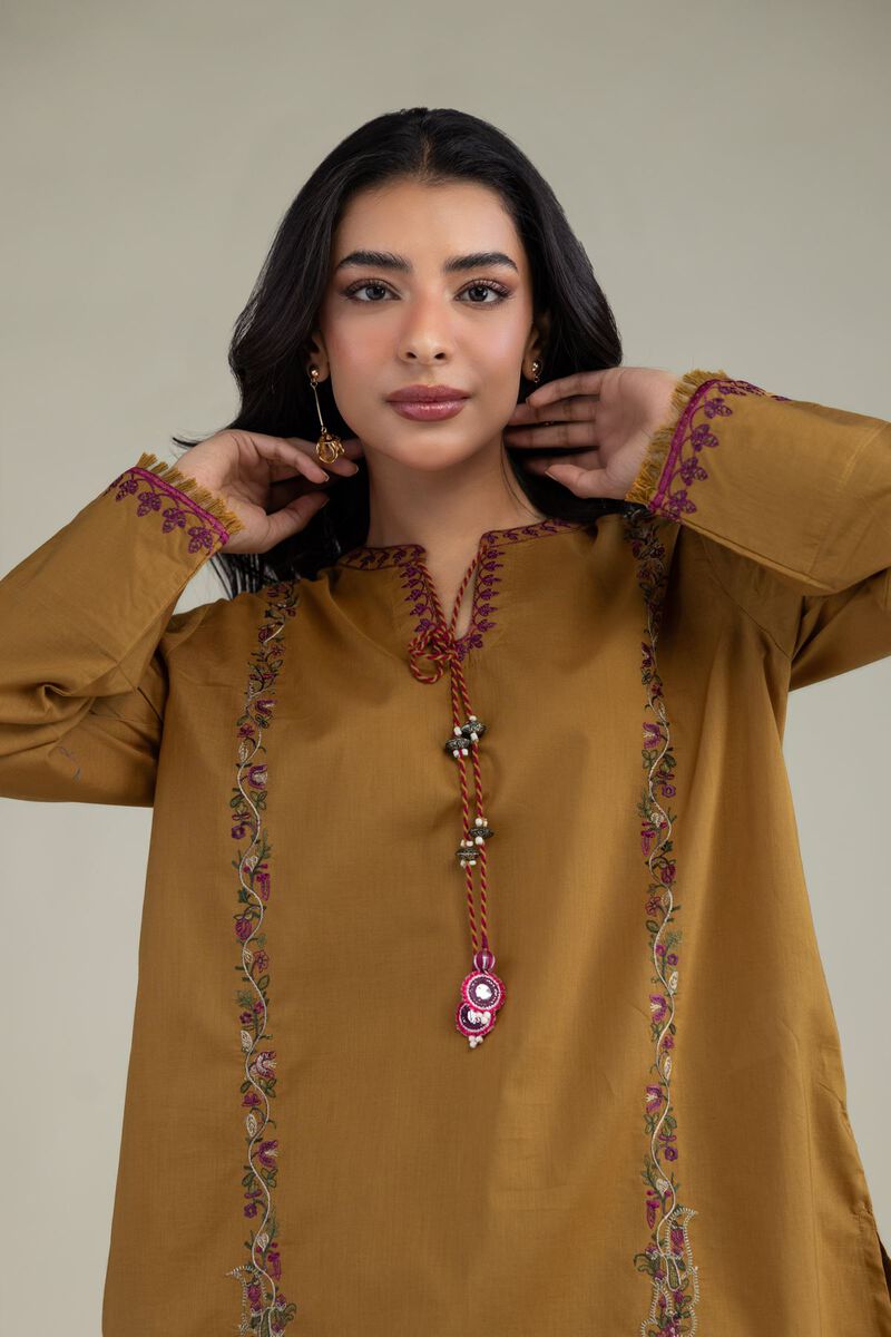 Embroidered | Cambric | Floral Cambric Kurta | USD 40.00