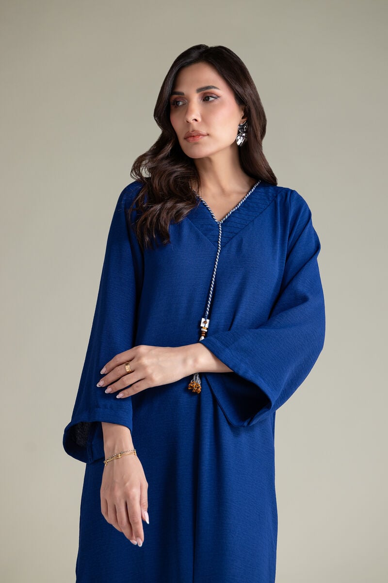 Dyed | Textured Georgette | Blue Georgette Kurta | USD 40.00