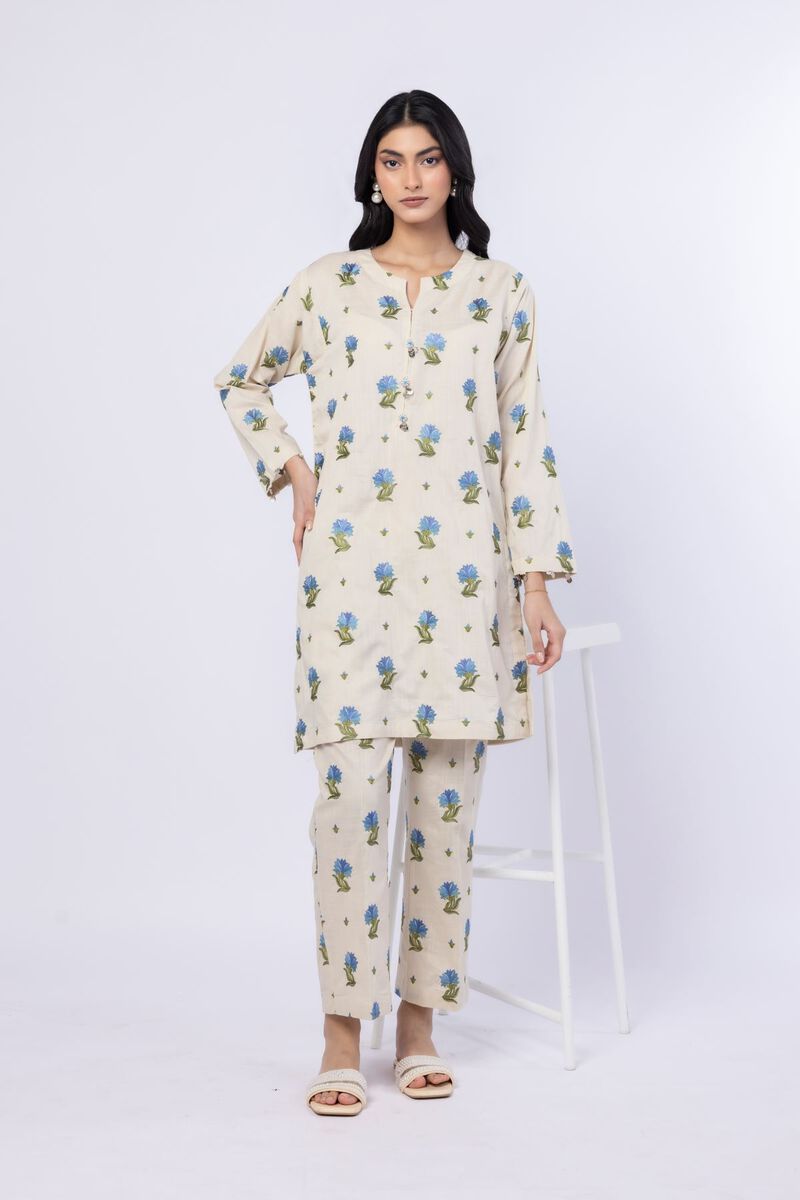 Embroidered | Crosshatch Poplin | Kurta | USD 17.50