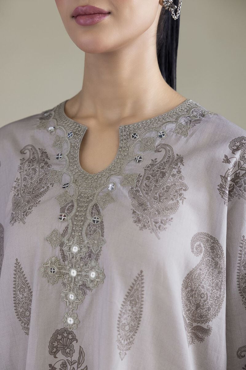 Embroidered | Cambric | Cambric Tailored 3-Piece | USD 65.00