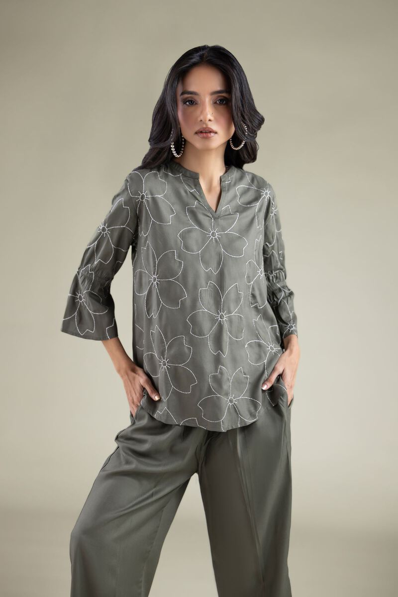 Embroidered | Viscose | Tunic | USD 35.00